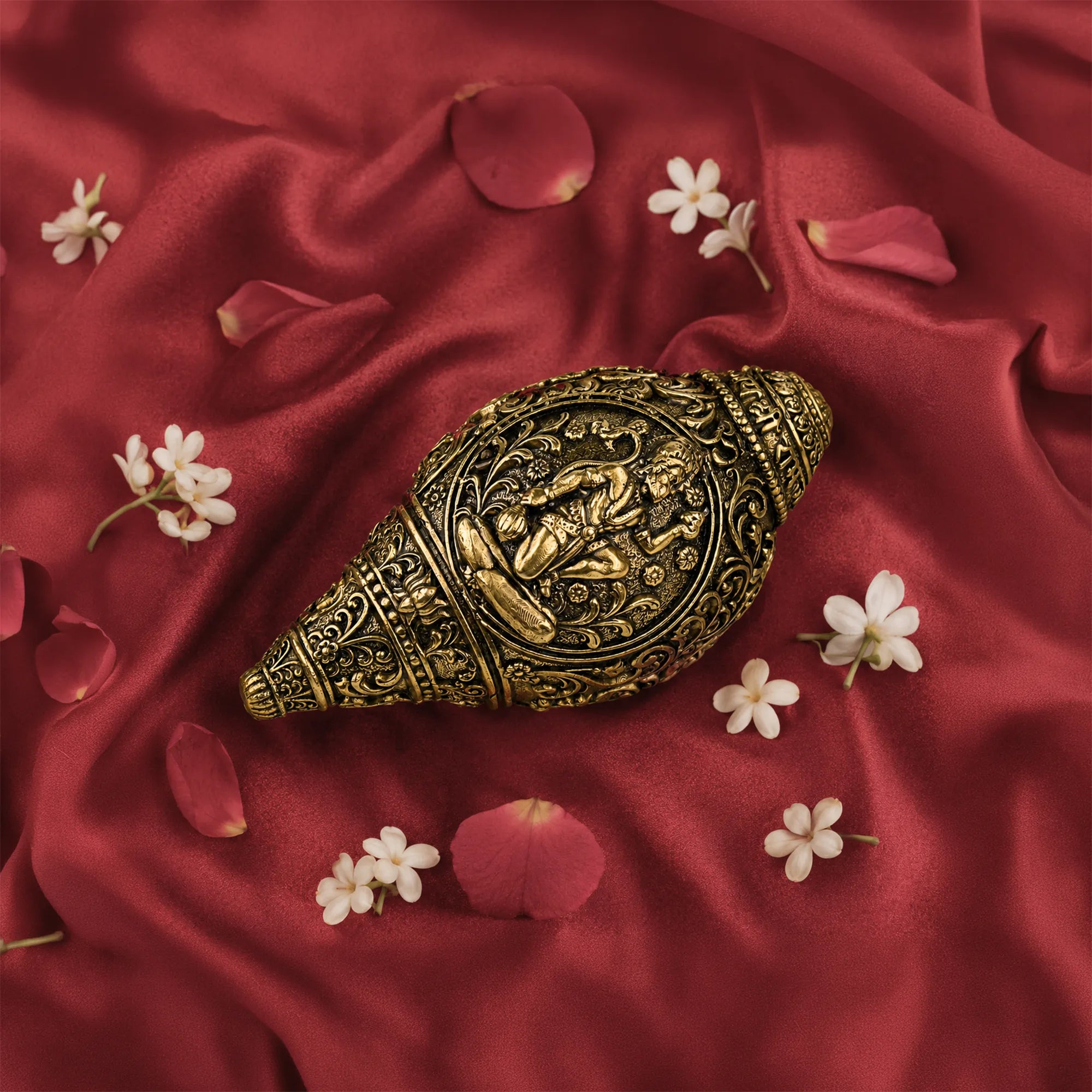 Veer Hanuman Brass Shankh