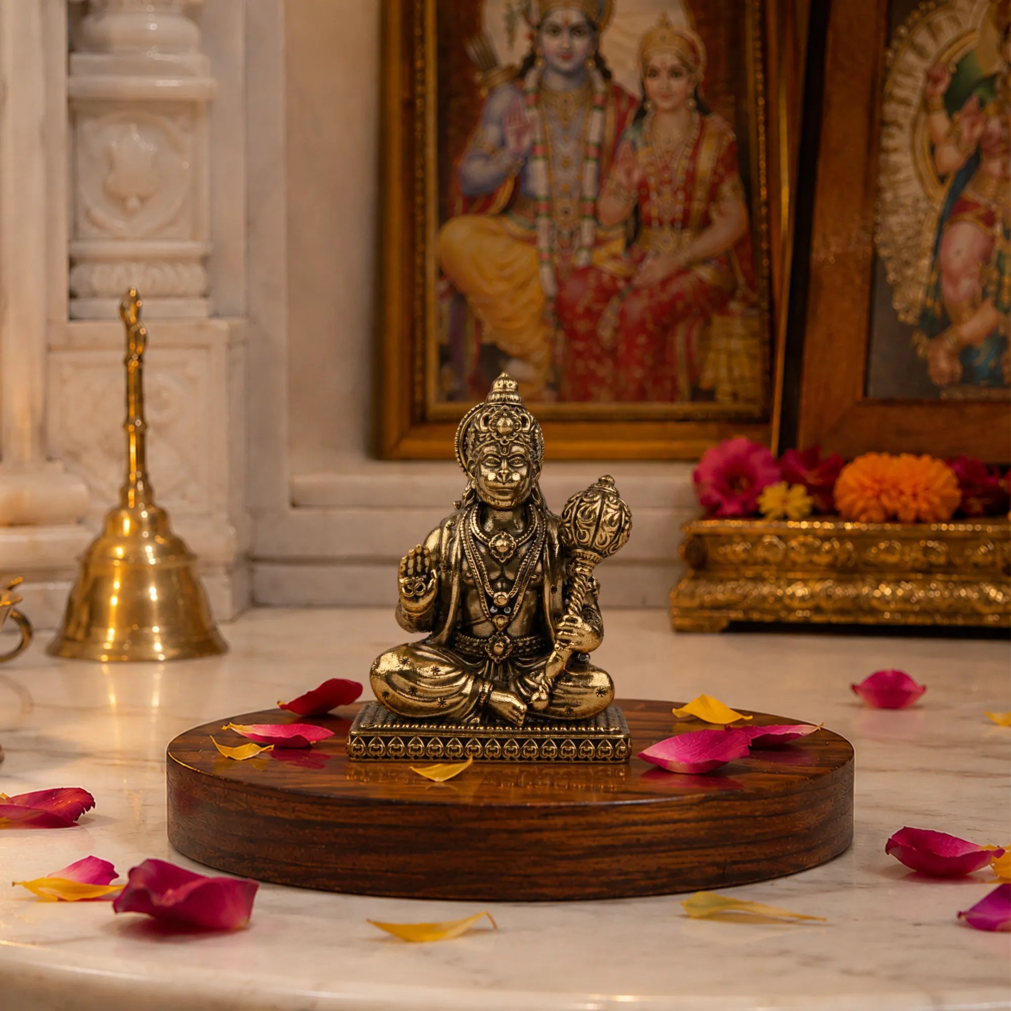 Lord Hanuman Brass Idol