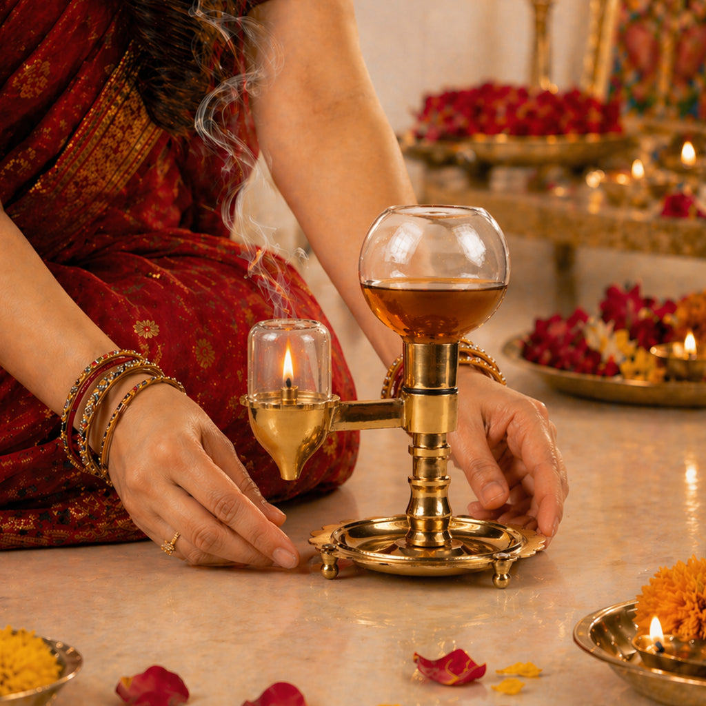 Brass Akhand Diya