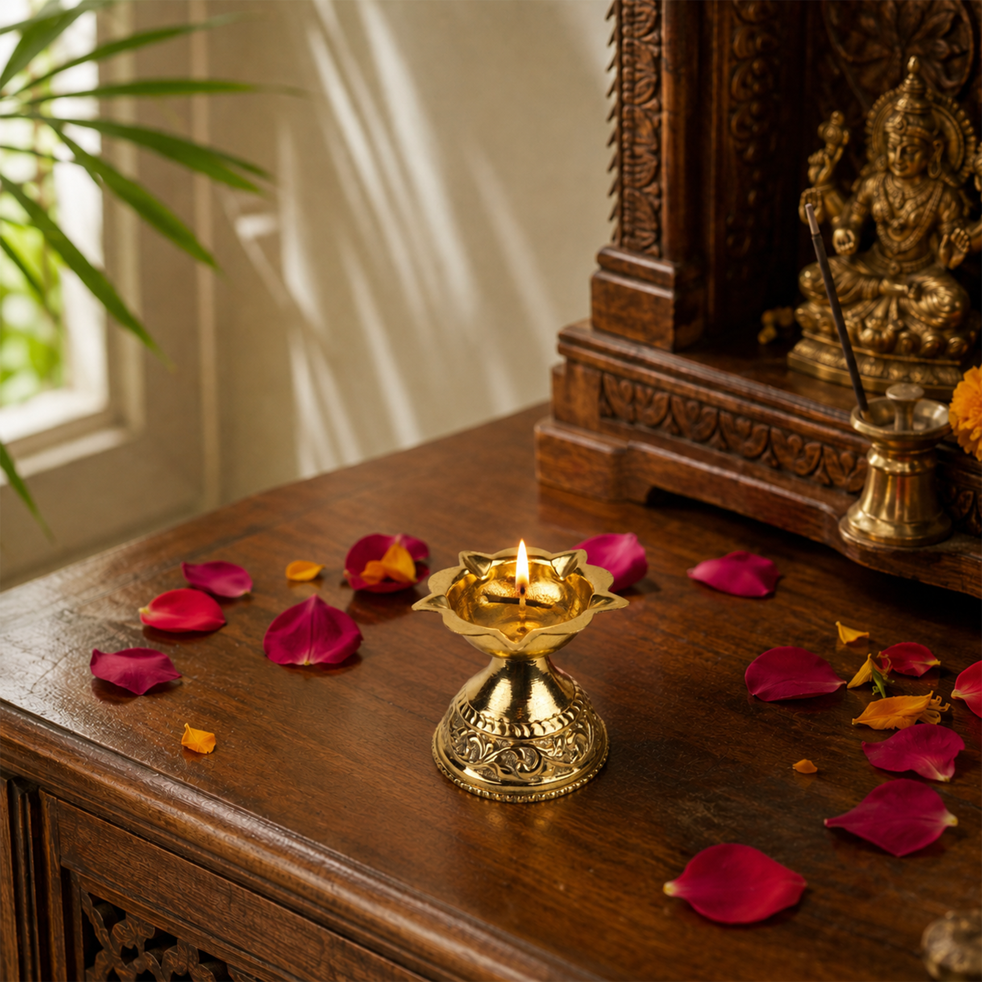 Padma Jyoti Brass Diya