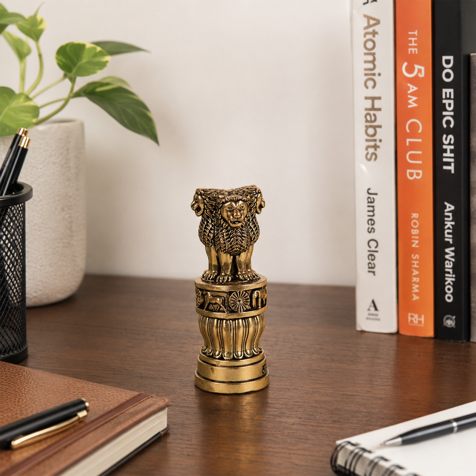 Ashok Stambh Brass Idol