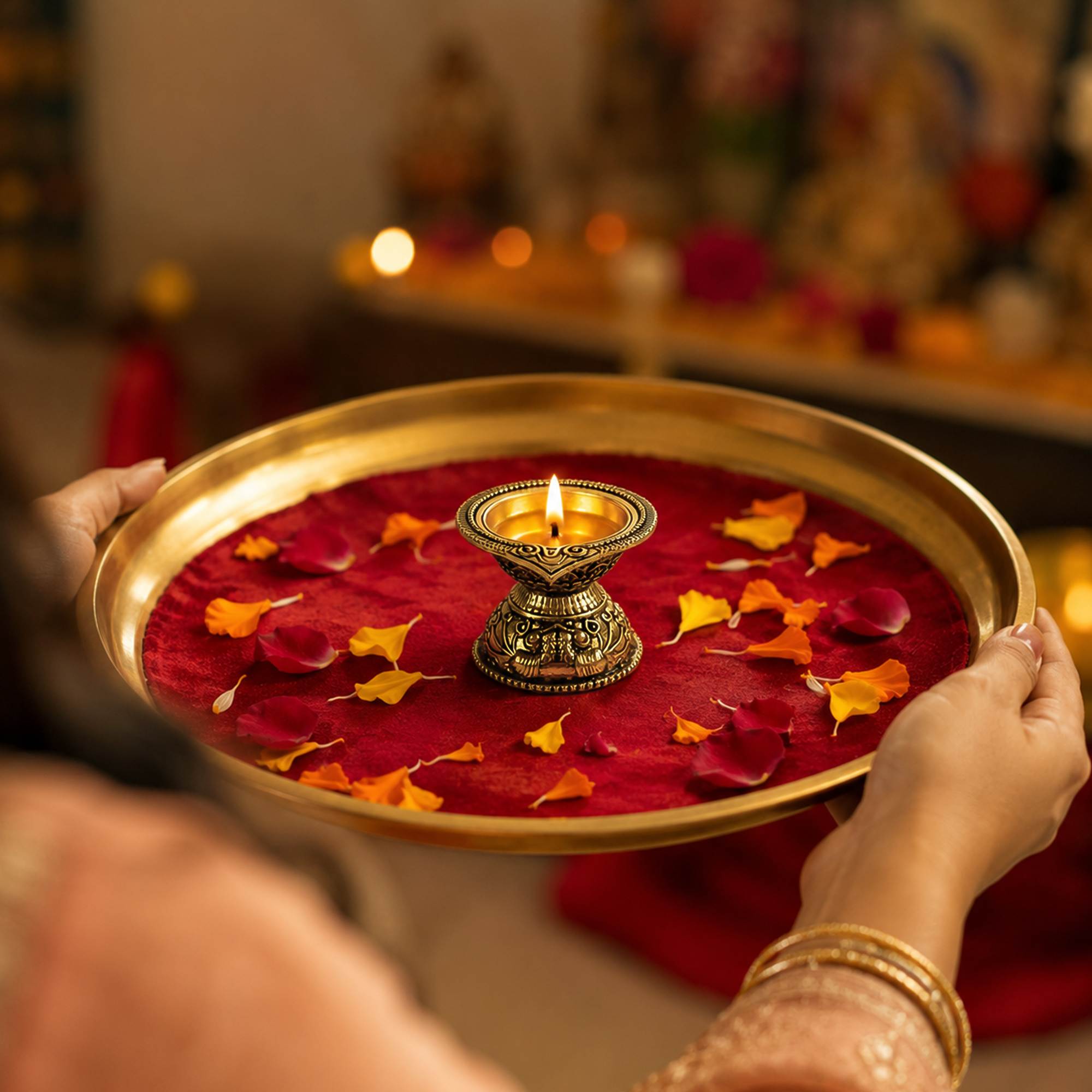 Mangal Deepam Brass Diya