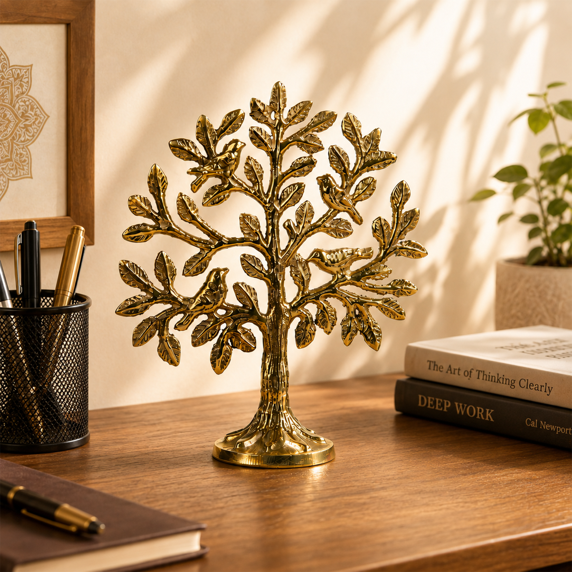 Tree of Prosperity Brass Showpiece