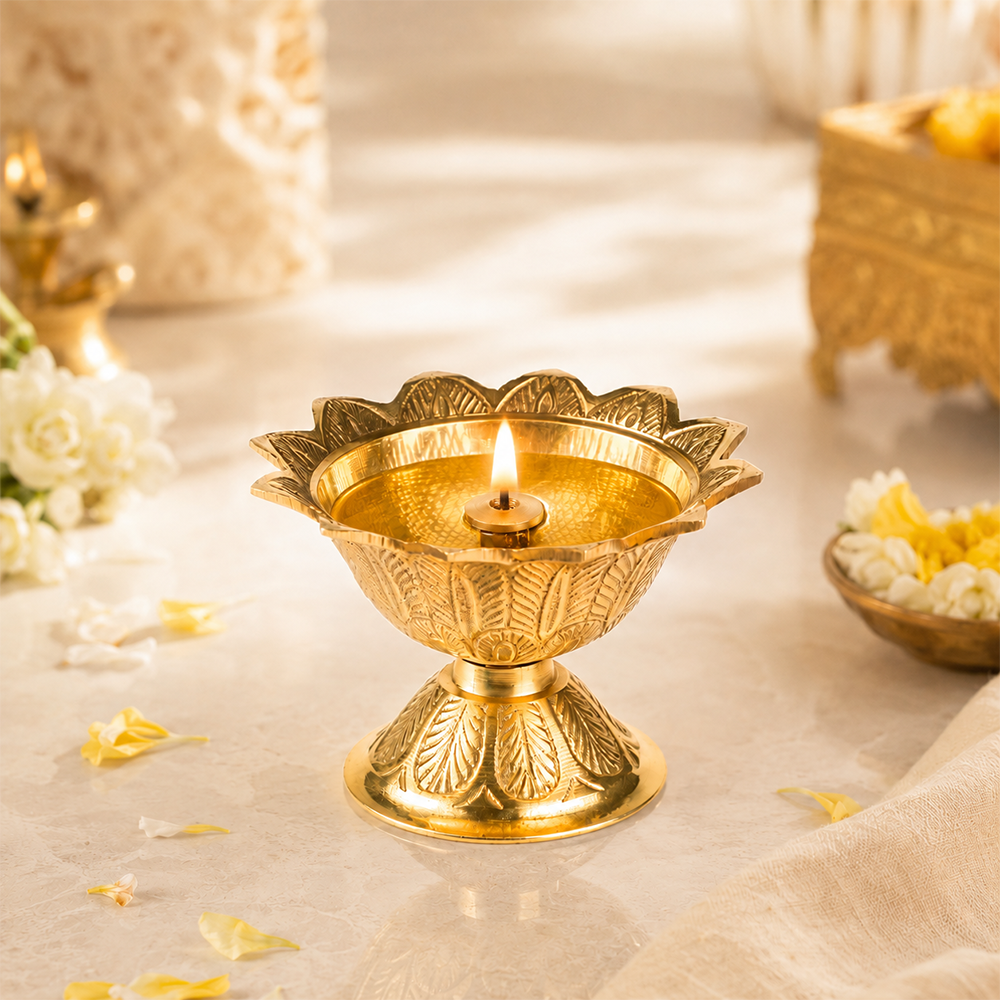 Kuber Brass Diya