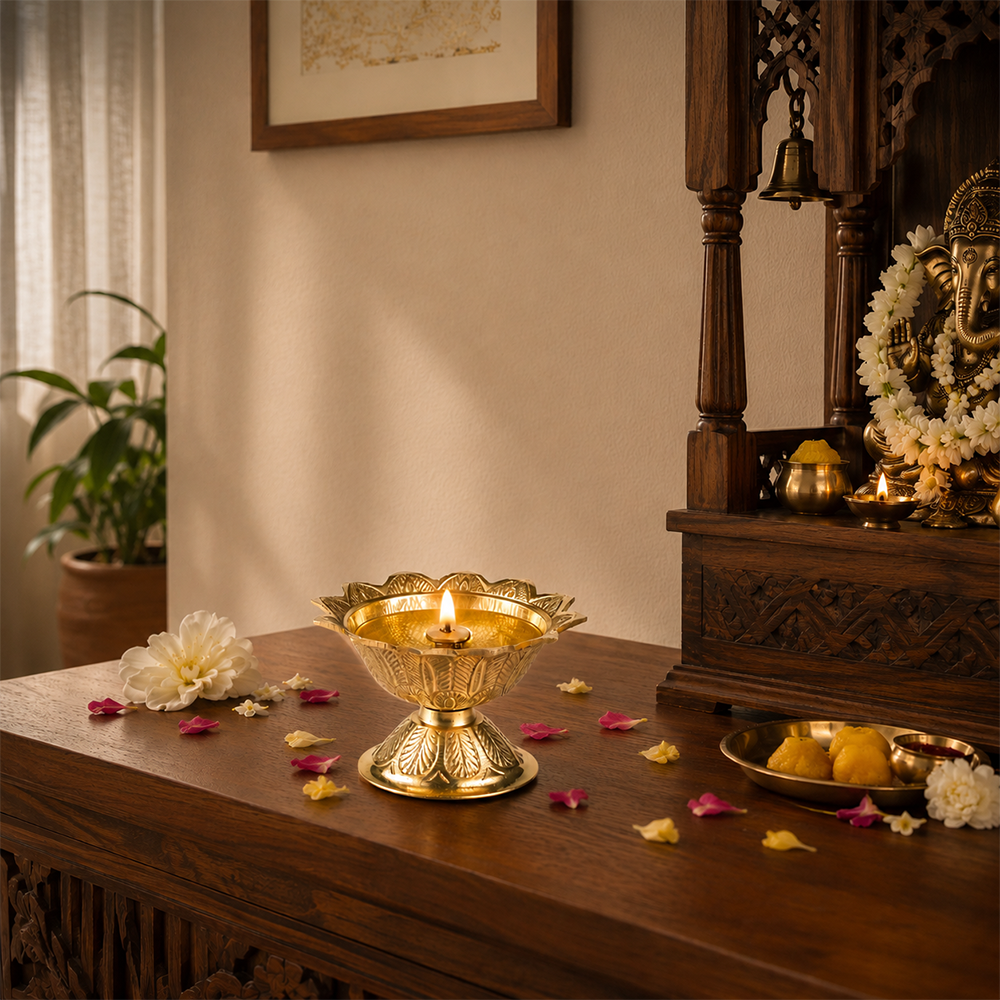 Kuber Brass Diya