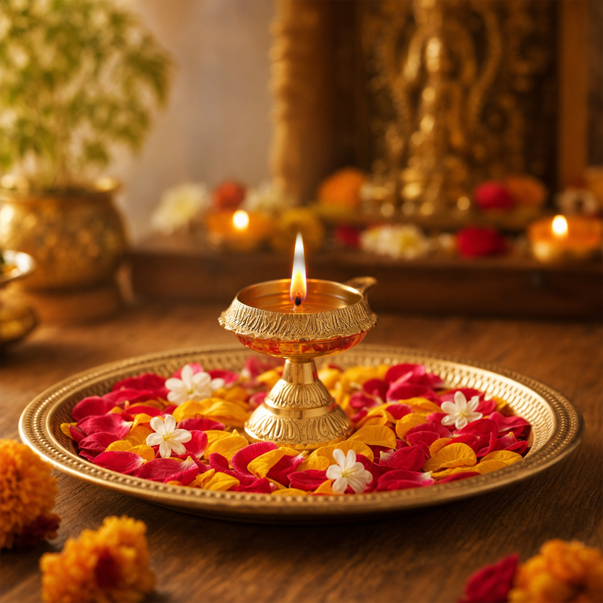 Kuber Diya with Stand