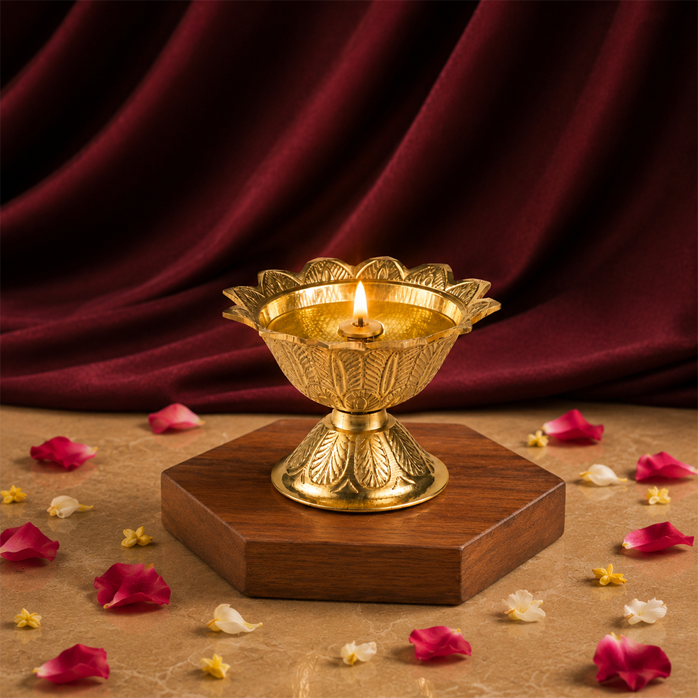 Kuber Brass Diya