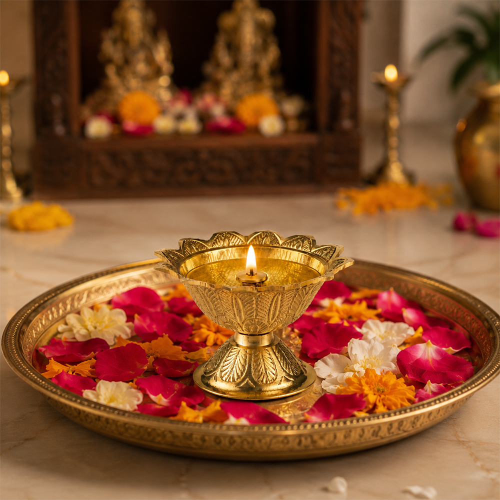 Kuber Brass Diya