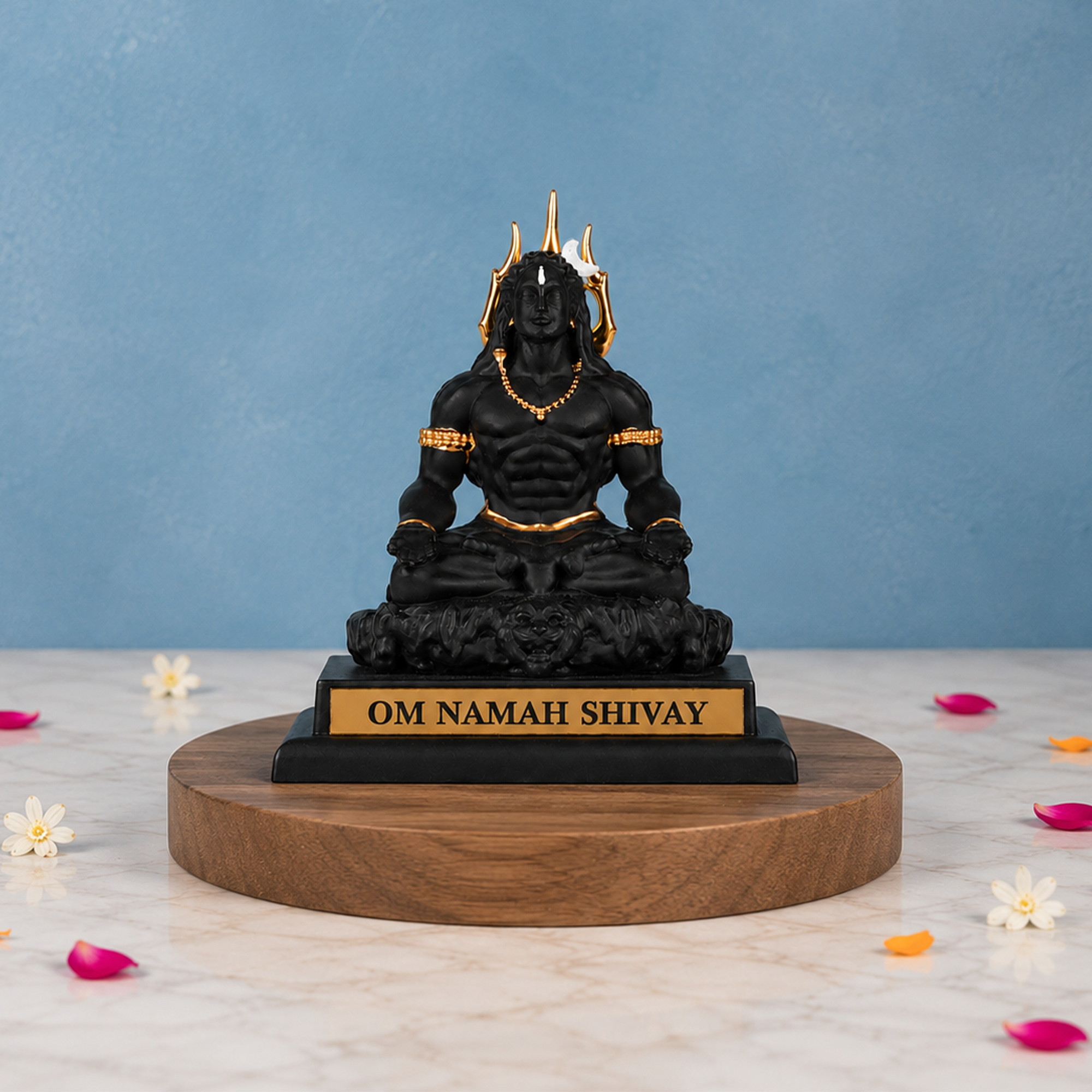 Meditating Adiyogi Idol