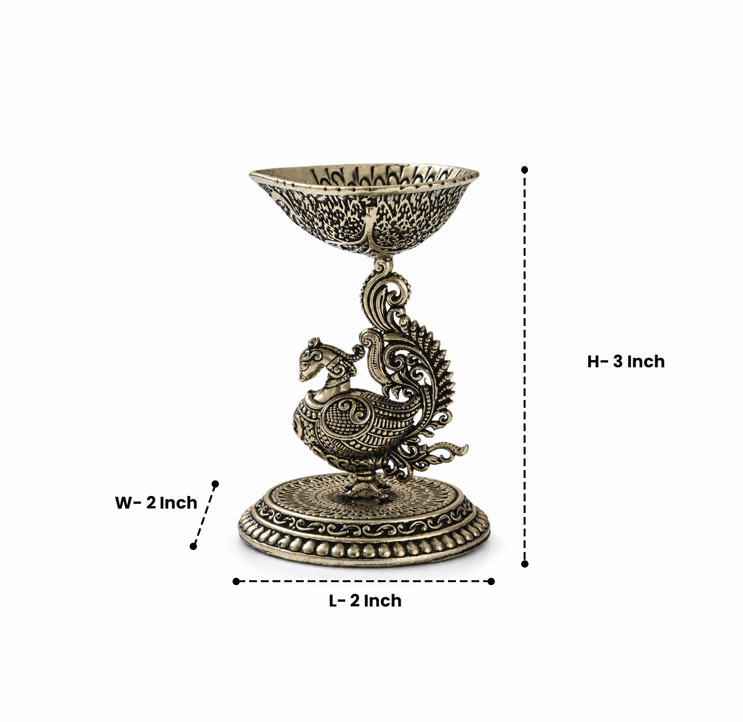 Regal Mayura Brass Oil Lamp