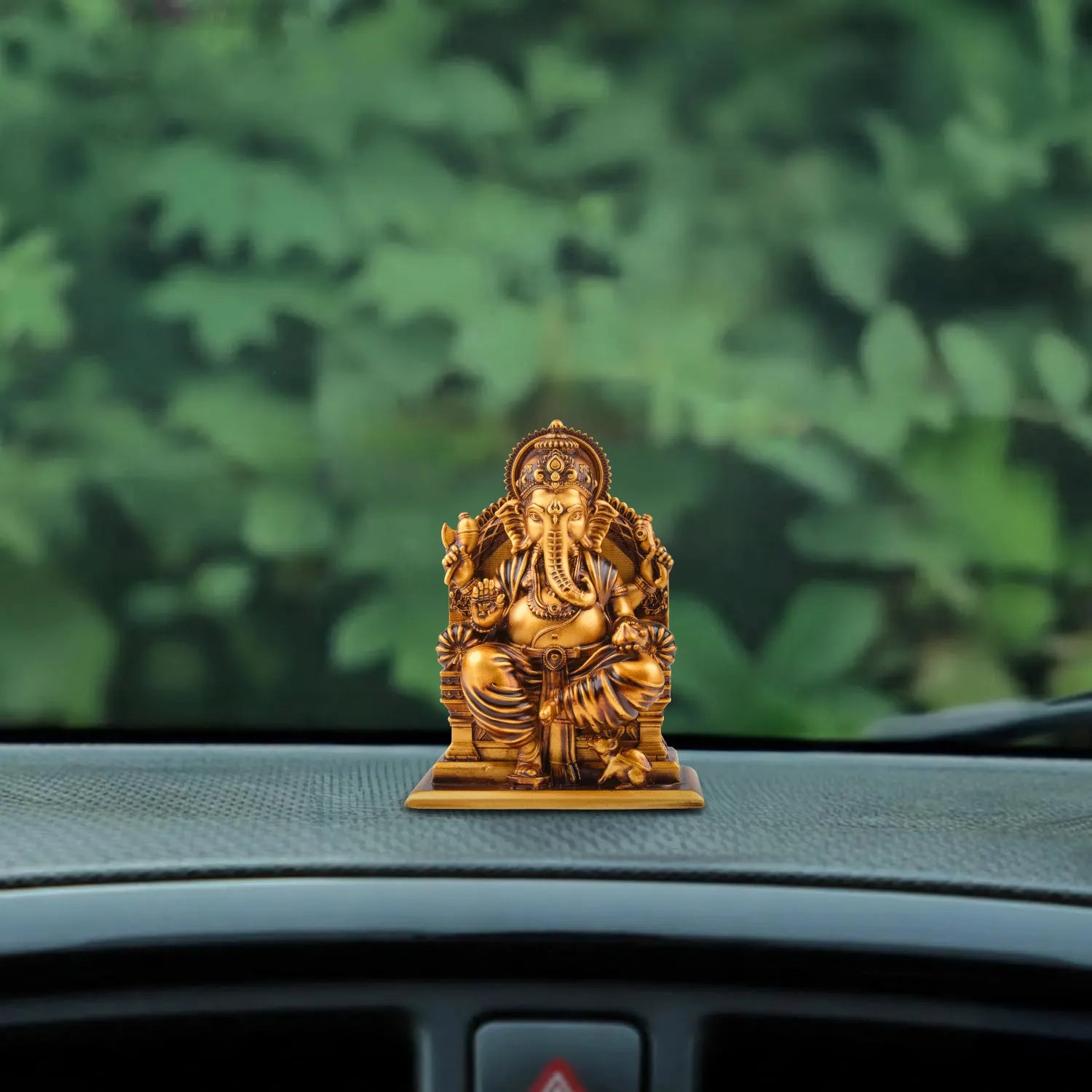 Lalitasana Ganesha Idol – Antique Finish Symbol of Divine Grace