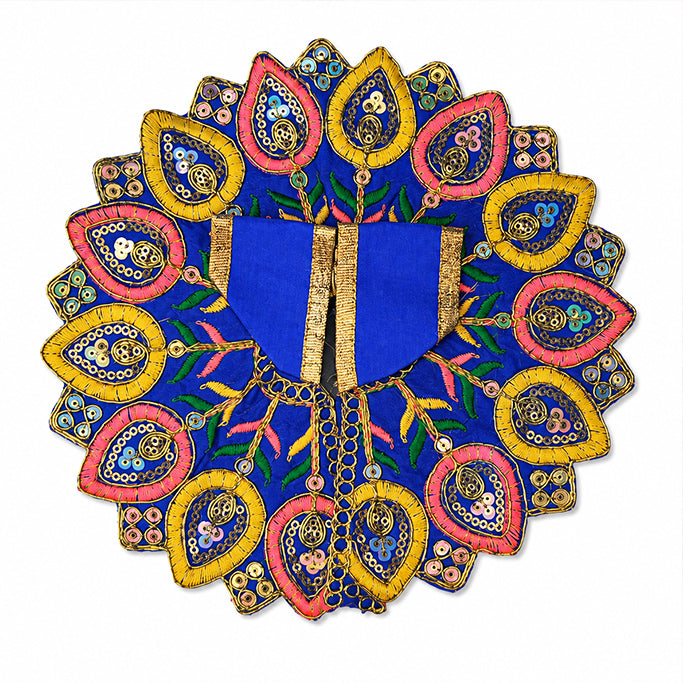 Floral Blue Laddu Gopal Dress