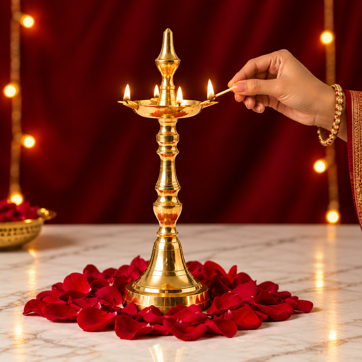 Brass Kerala Diya