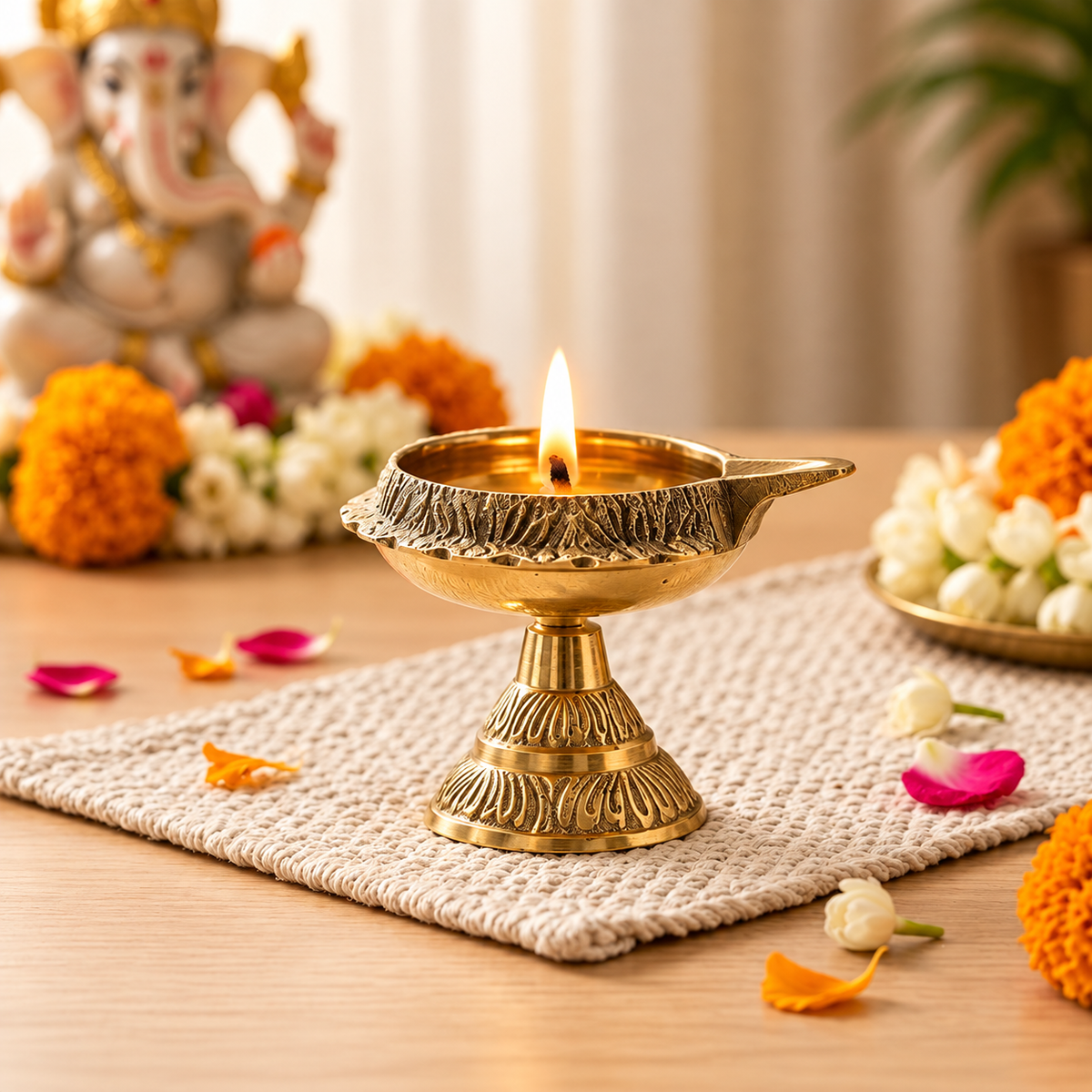 Kuber Diya with Stand