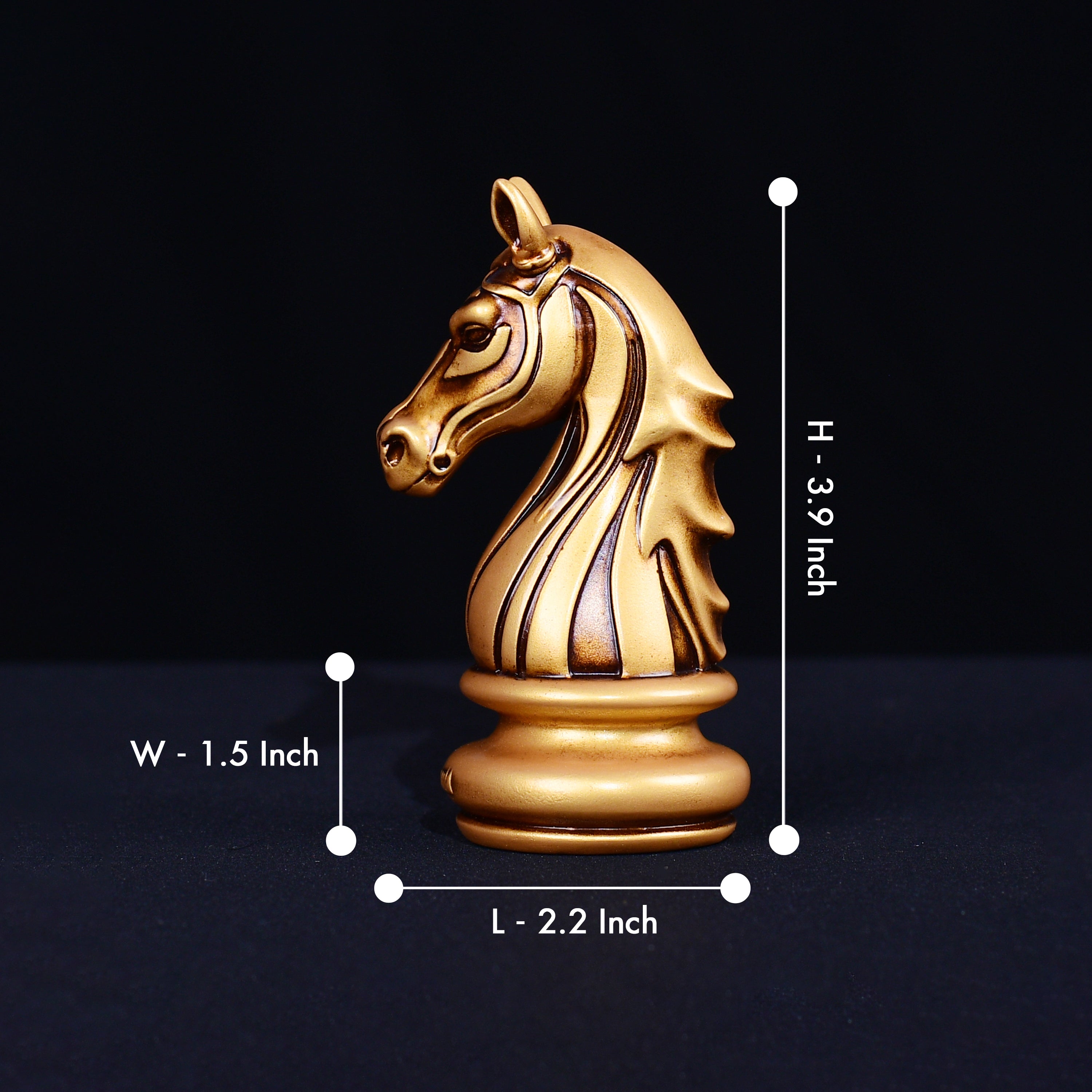 Knight Horse Chess Piece Car Dashboard