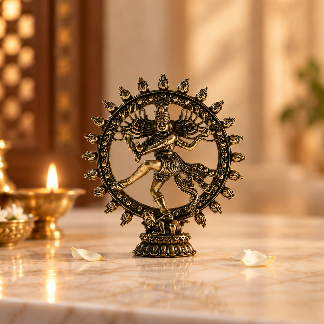 Brass Nataraja Idol