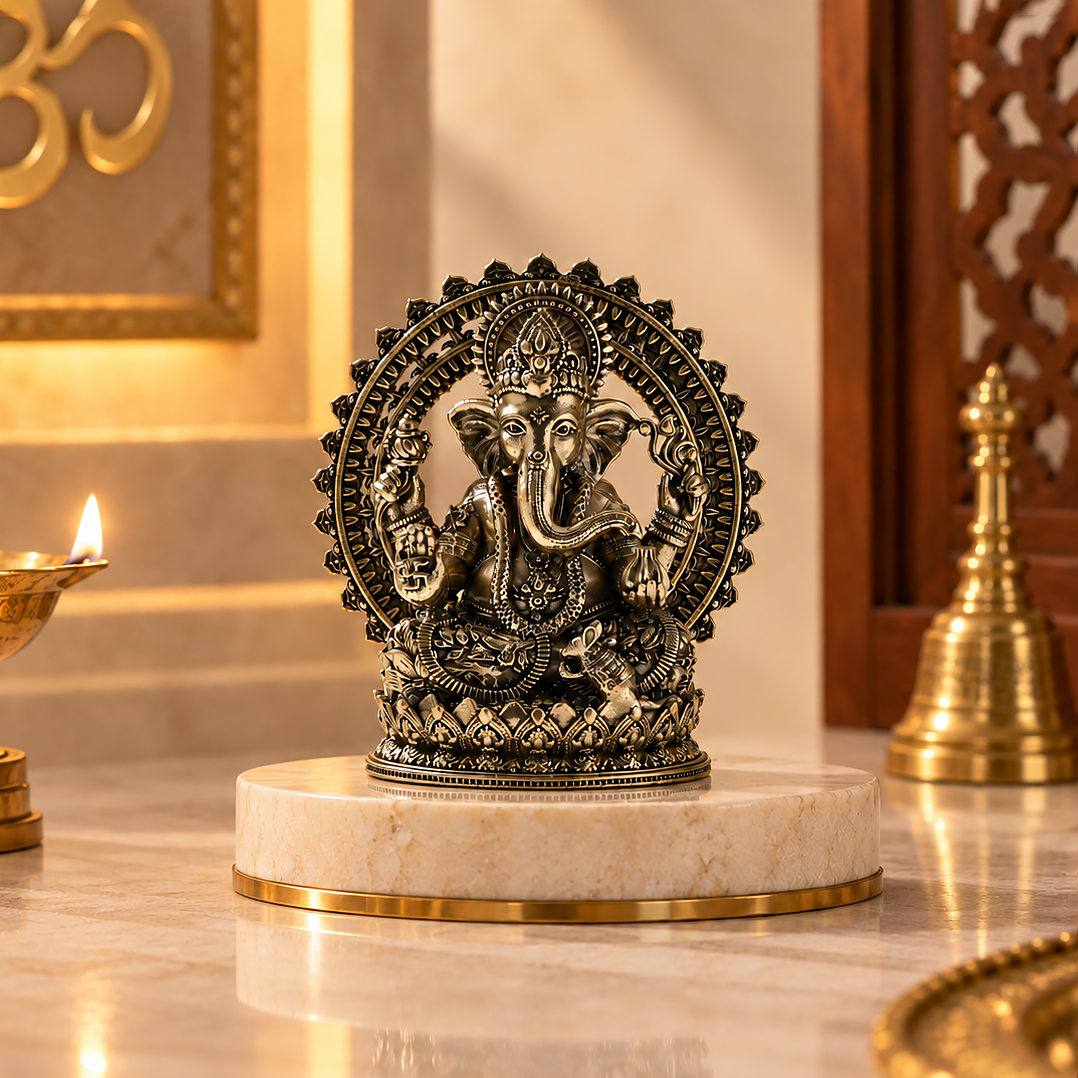Shri Ganesh  Brass Idol