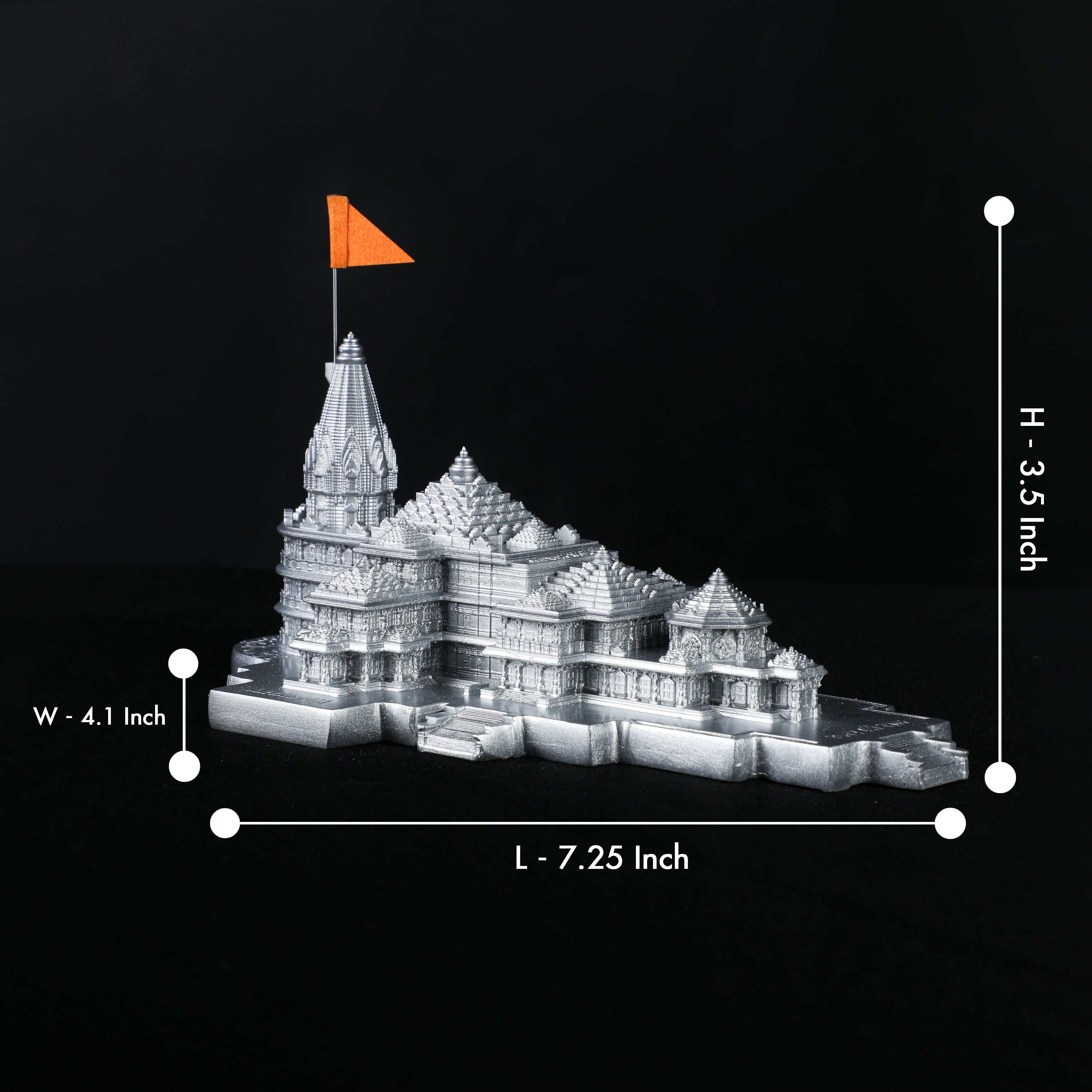 Ram Mandir 7.25 Inch