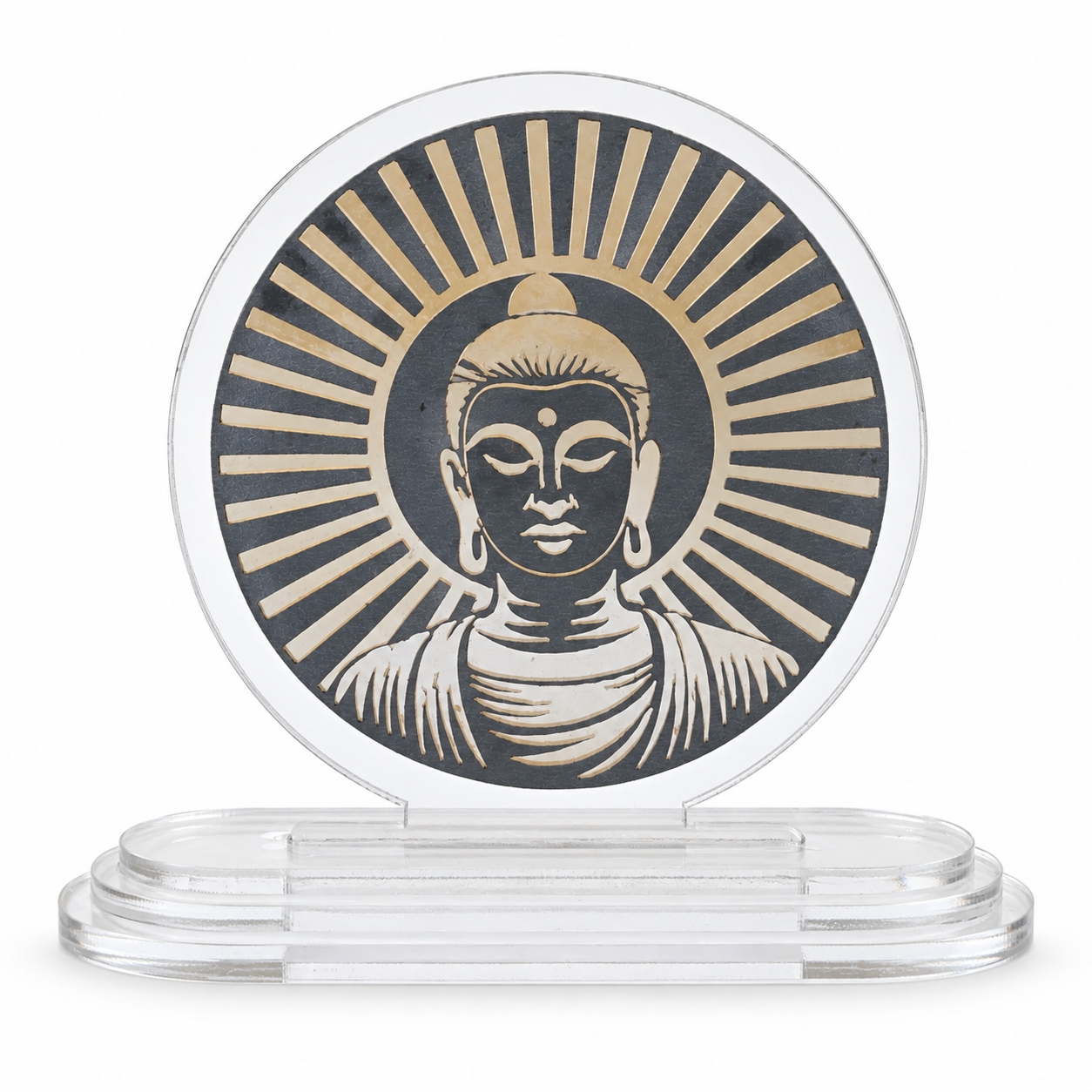 Divine Buddha Acrylic Car Dashboard
