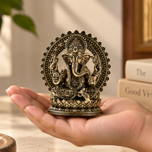 Shri Ganesh  Brass Idol
