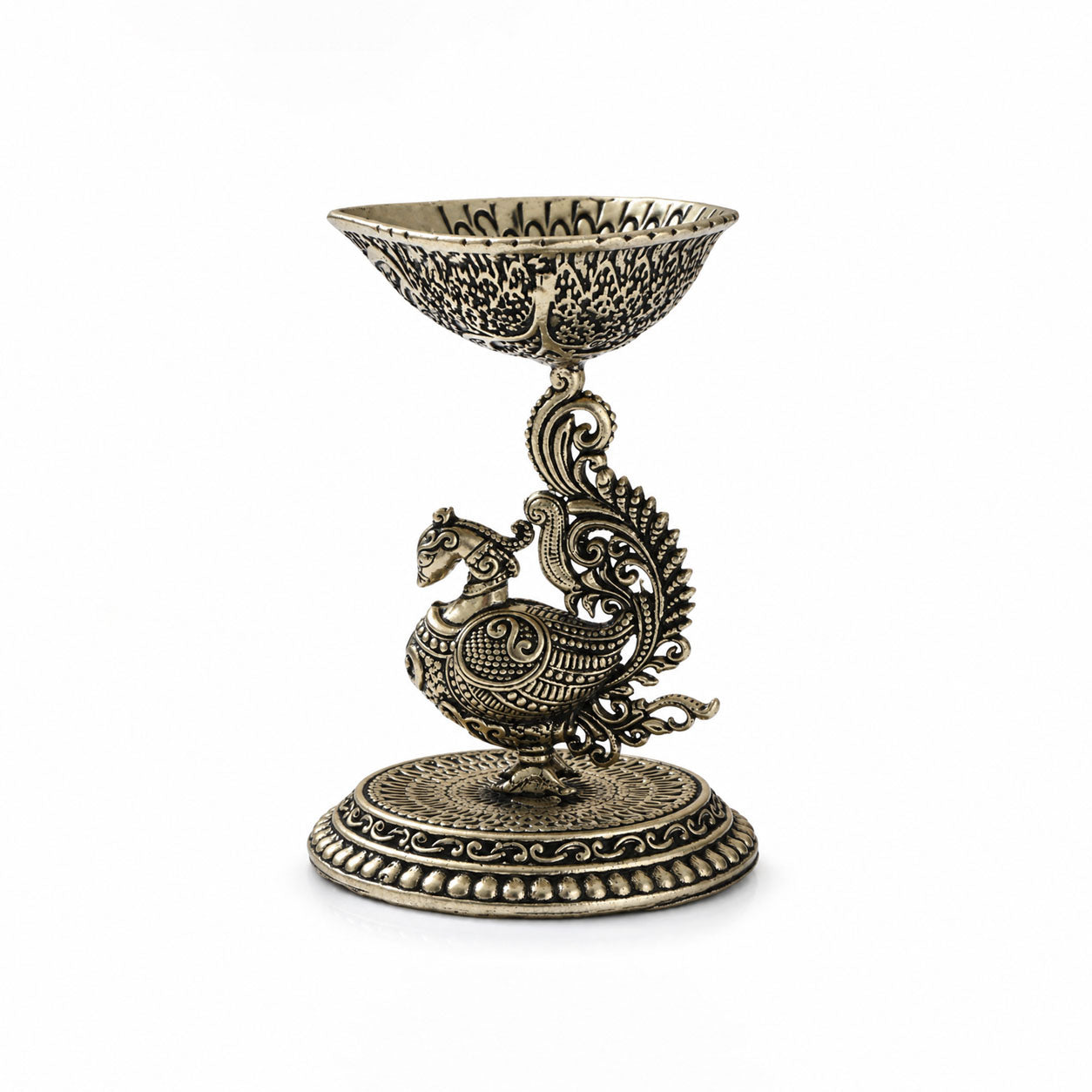 Regal Mayura Brass Oil Lamp
