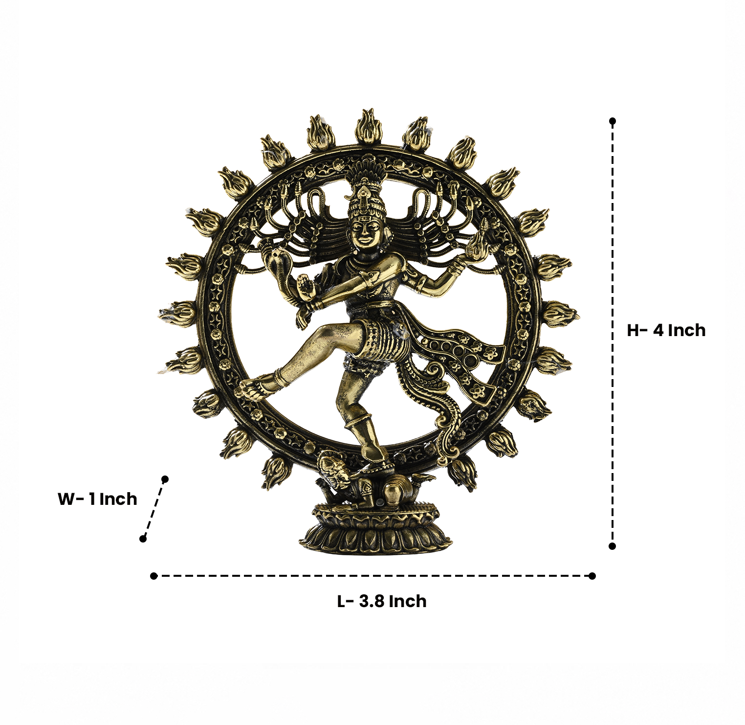 Brass Nataraja Idol