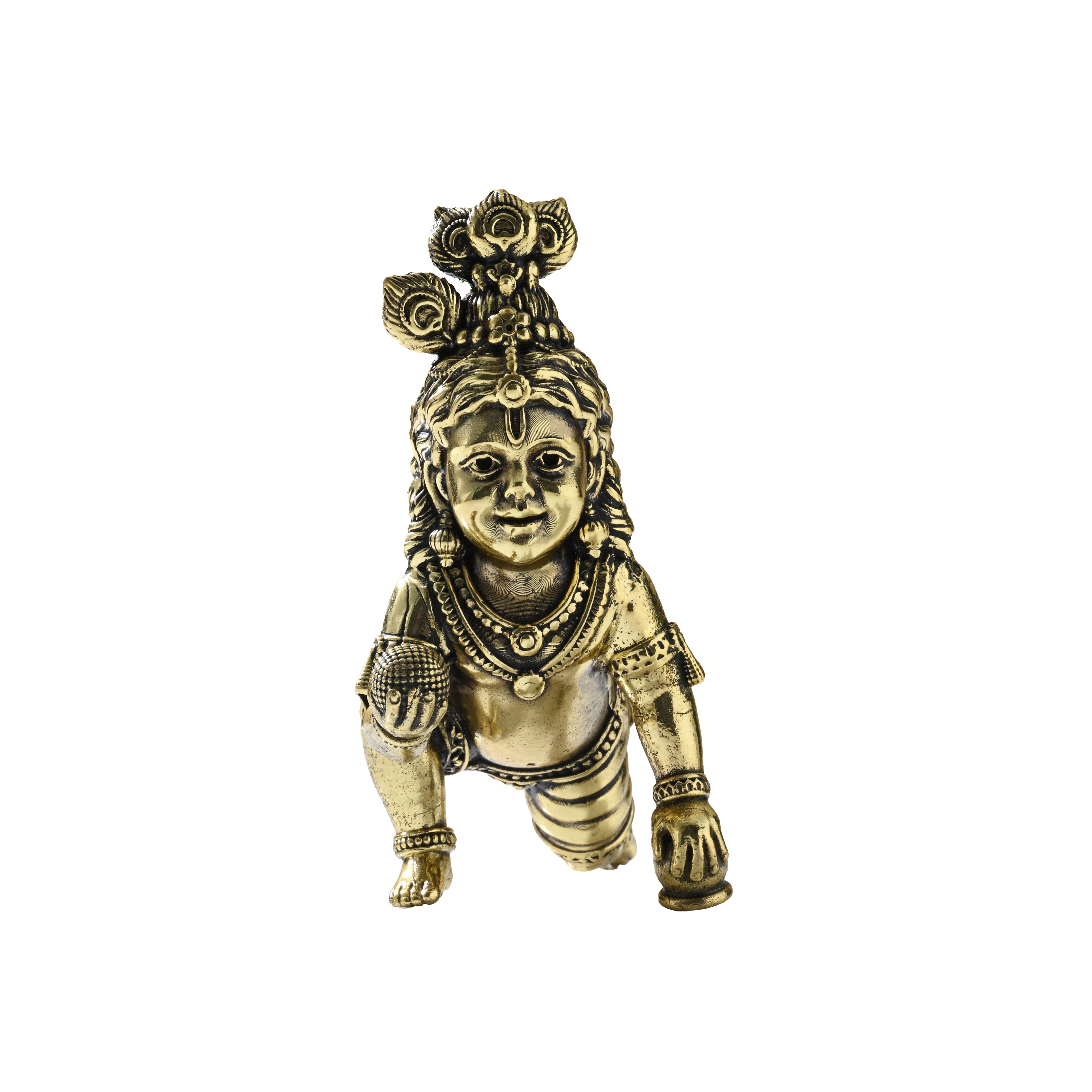 Bal Gopal brass idol