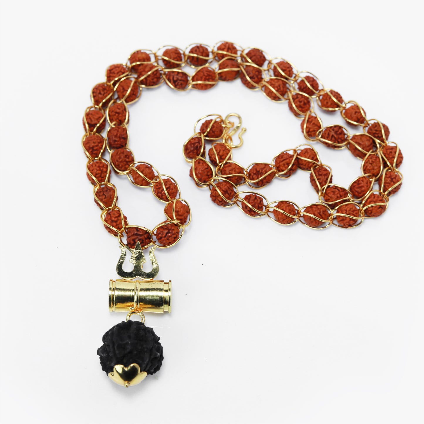 Rudraksha Mala with Trishul & Damru