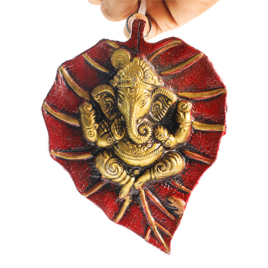 Divine Patta Ganesh Hanging Idol