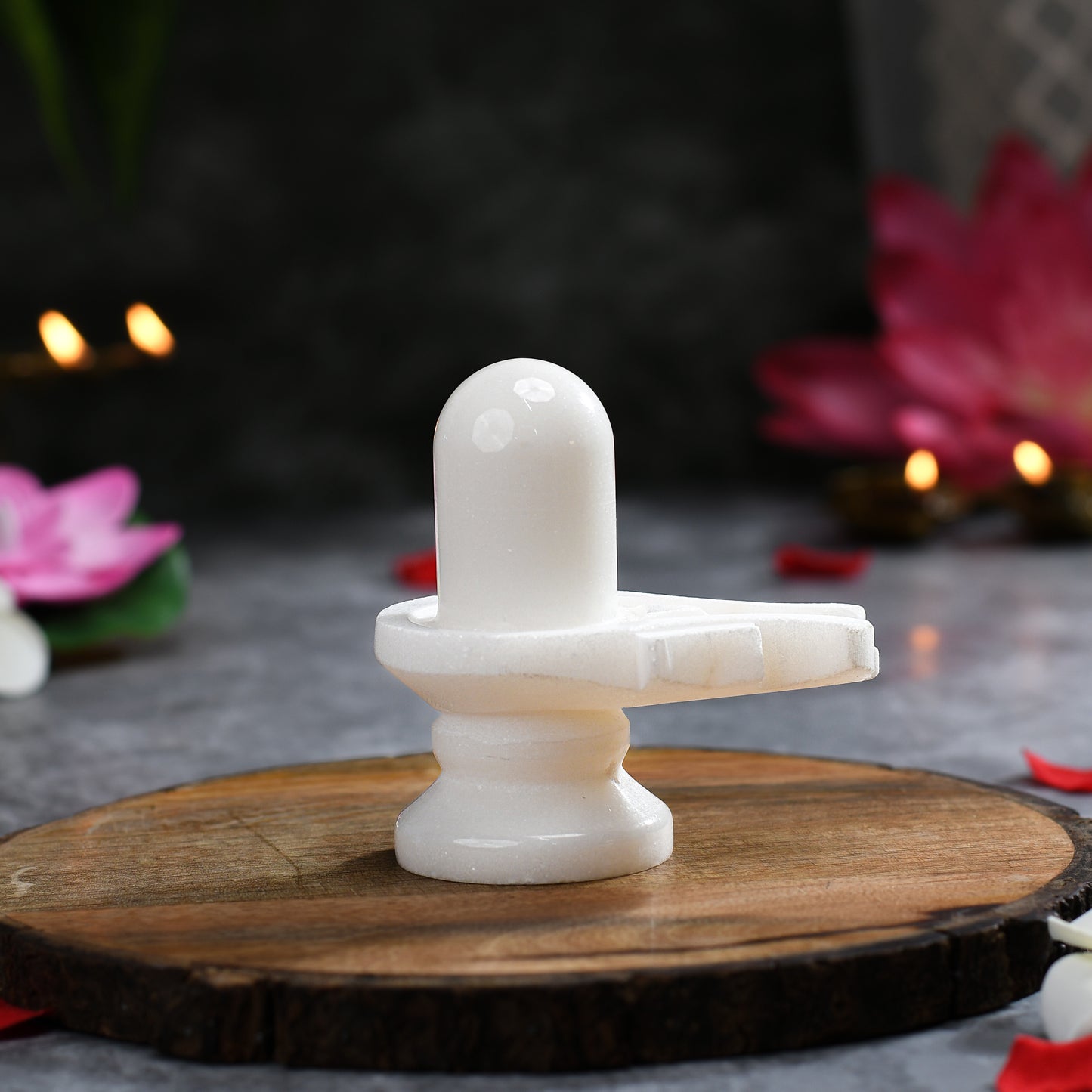 Marble Shivling idol