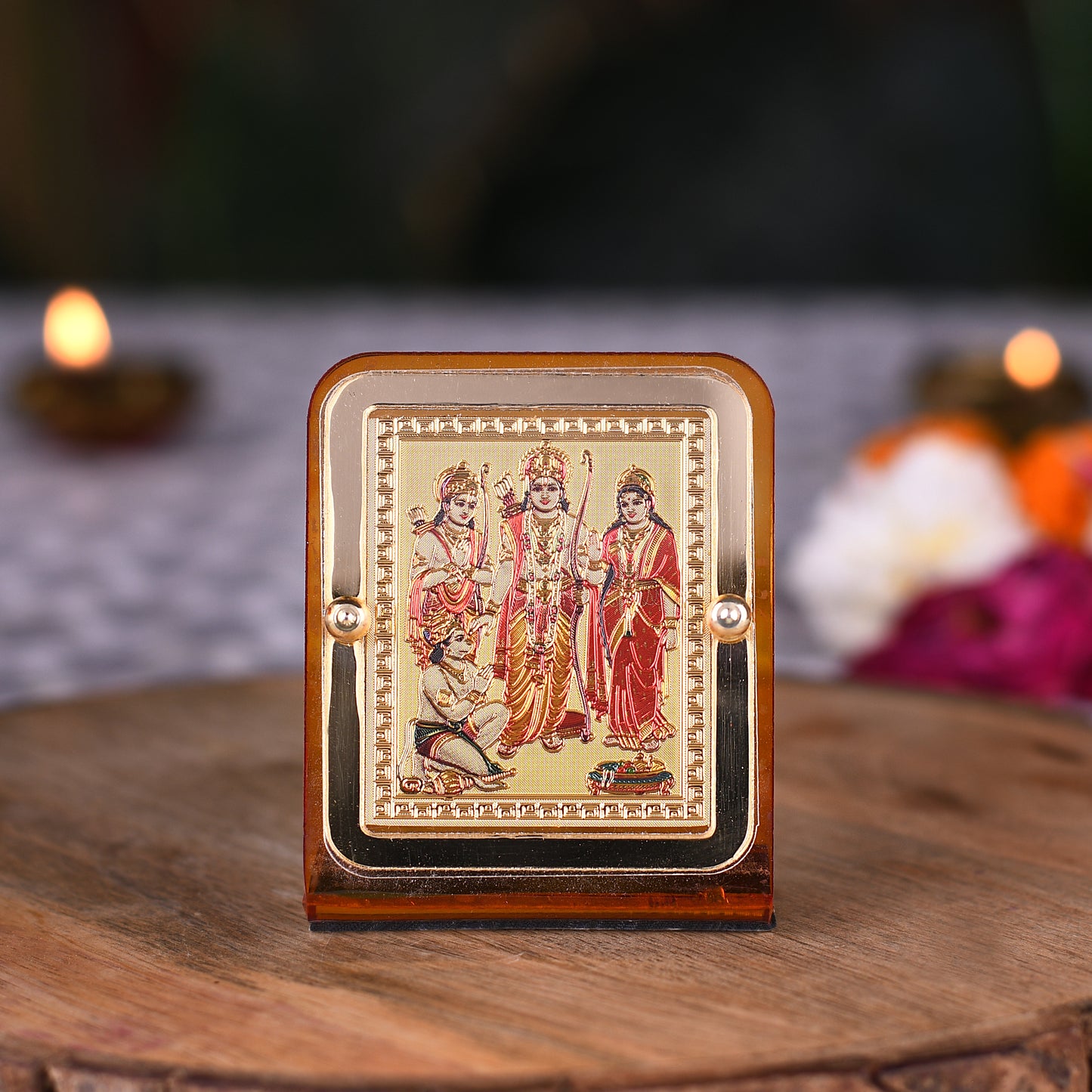 Shri Ram-Sita ,Laxman And Hanuman Acrylic  Car Dashboard