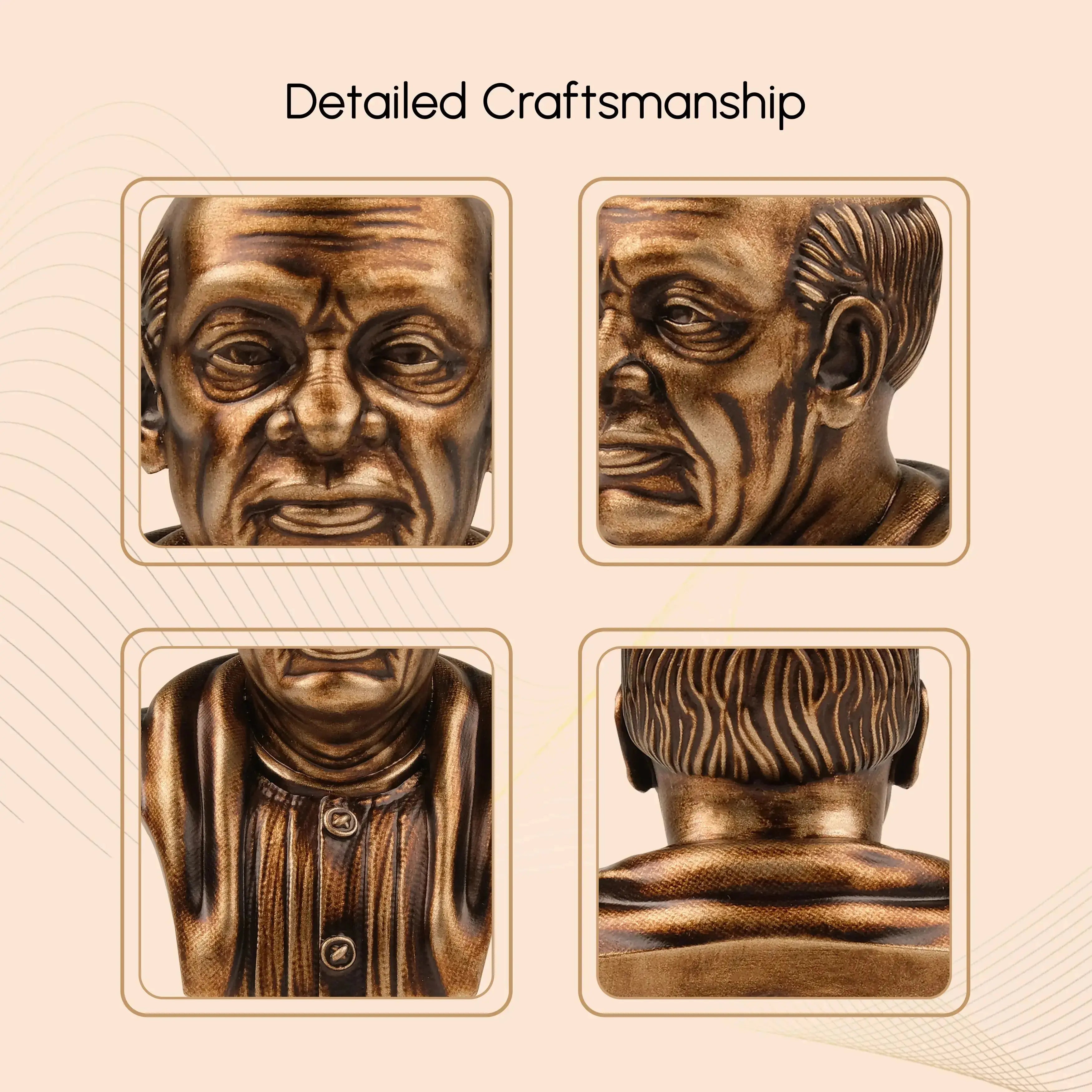Sardar Vallabhbhai Patel Car Dashboard Idol