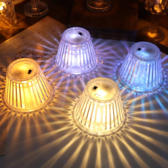 Table Lamp Candle Light Projection