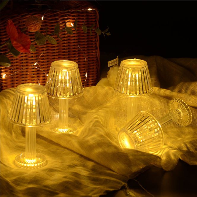 Table Lamp Candle Light Projection