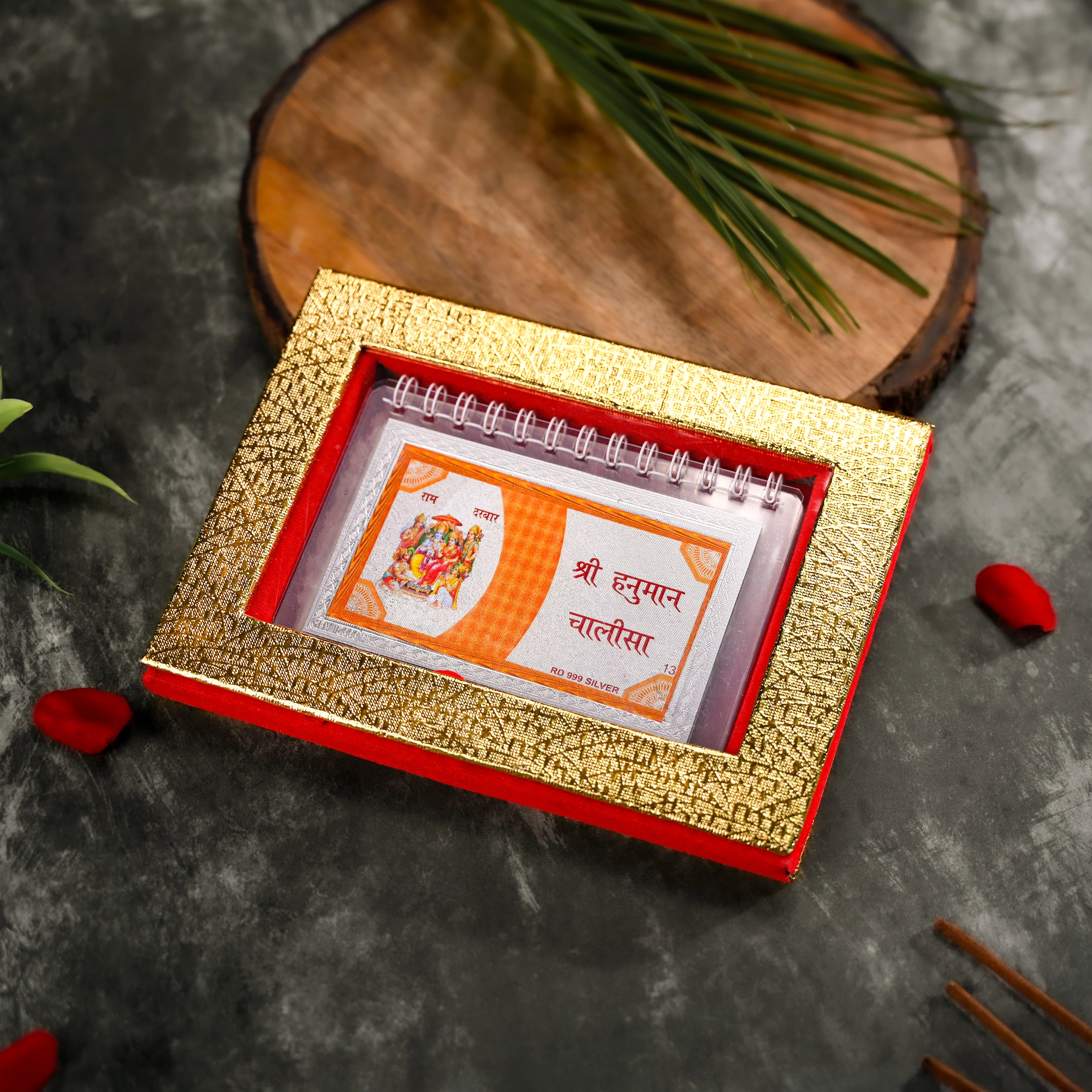 Hanuman Chalisa book in 999 Silver