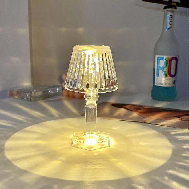 Table Lamp Candle Light Projection