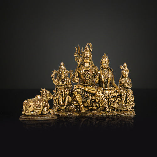 Shiv Parivar Brass Idol