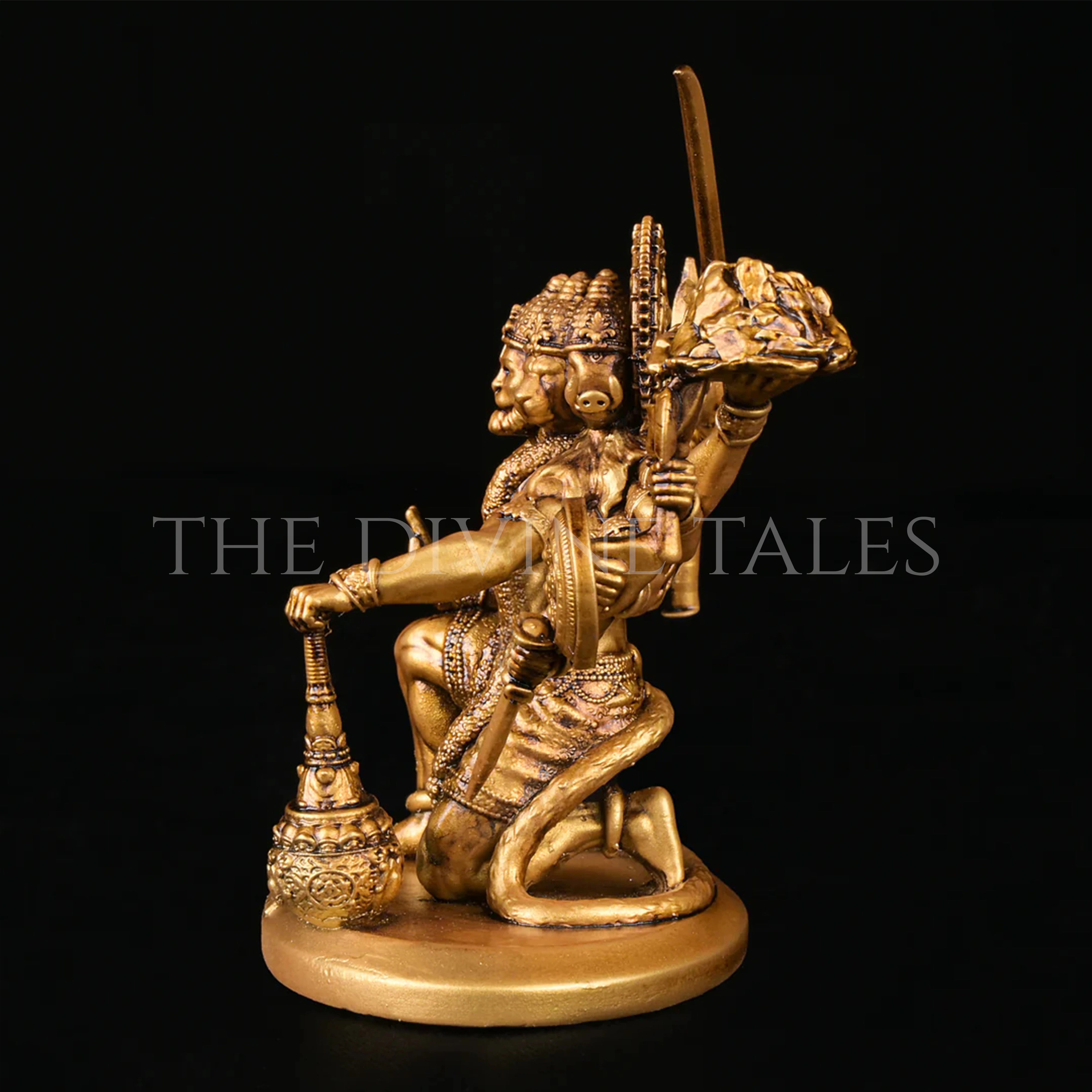 Sitting Panchmukhi Hanuman Idol