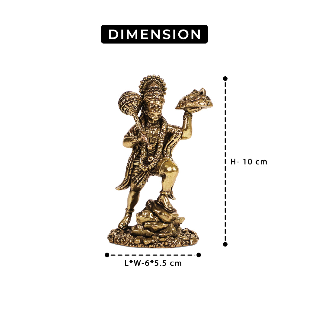 Brass Dronagiri Hanuman