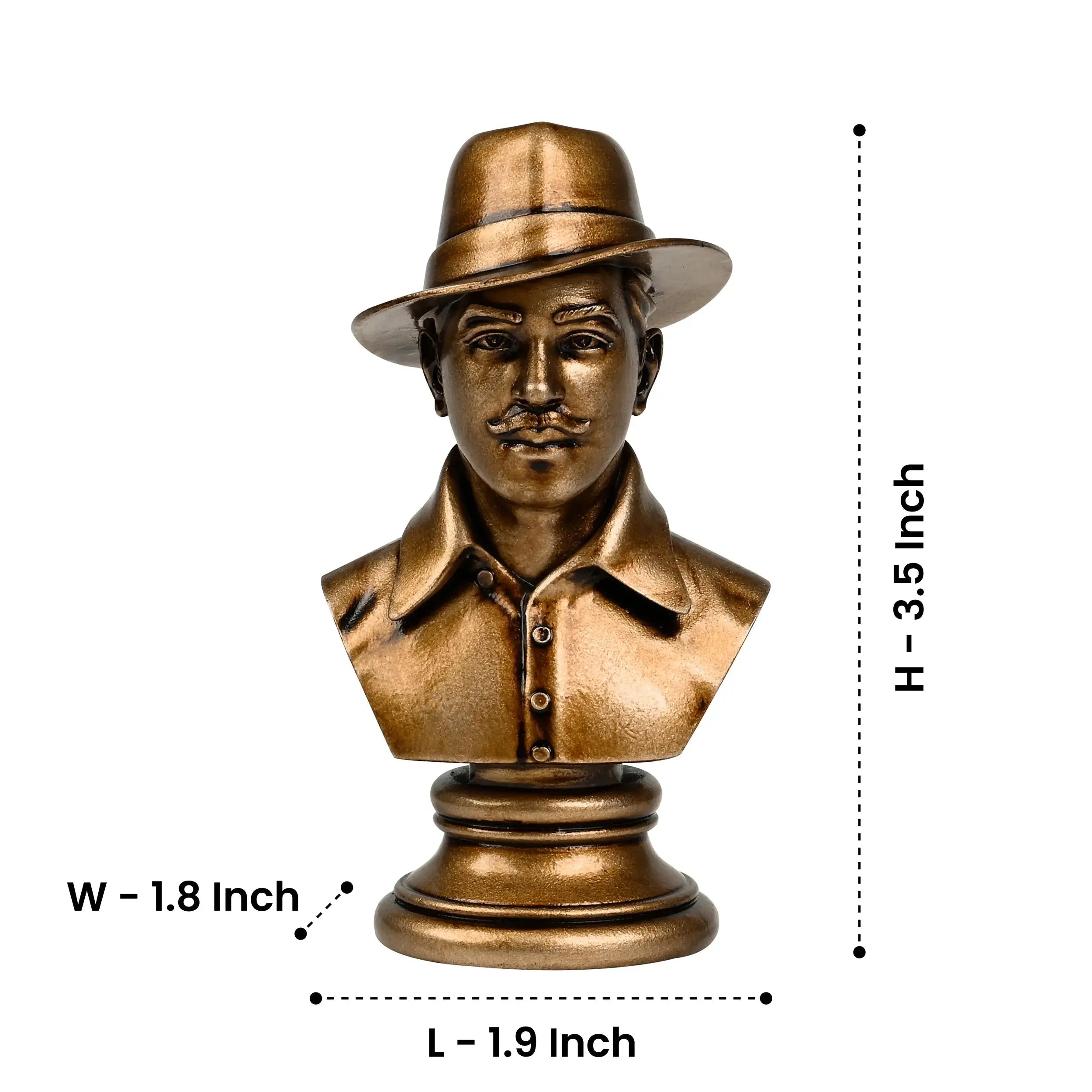 Bhagat Singh Car Dashboard Idol