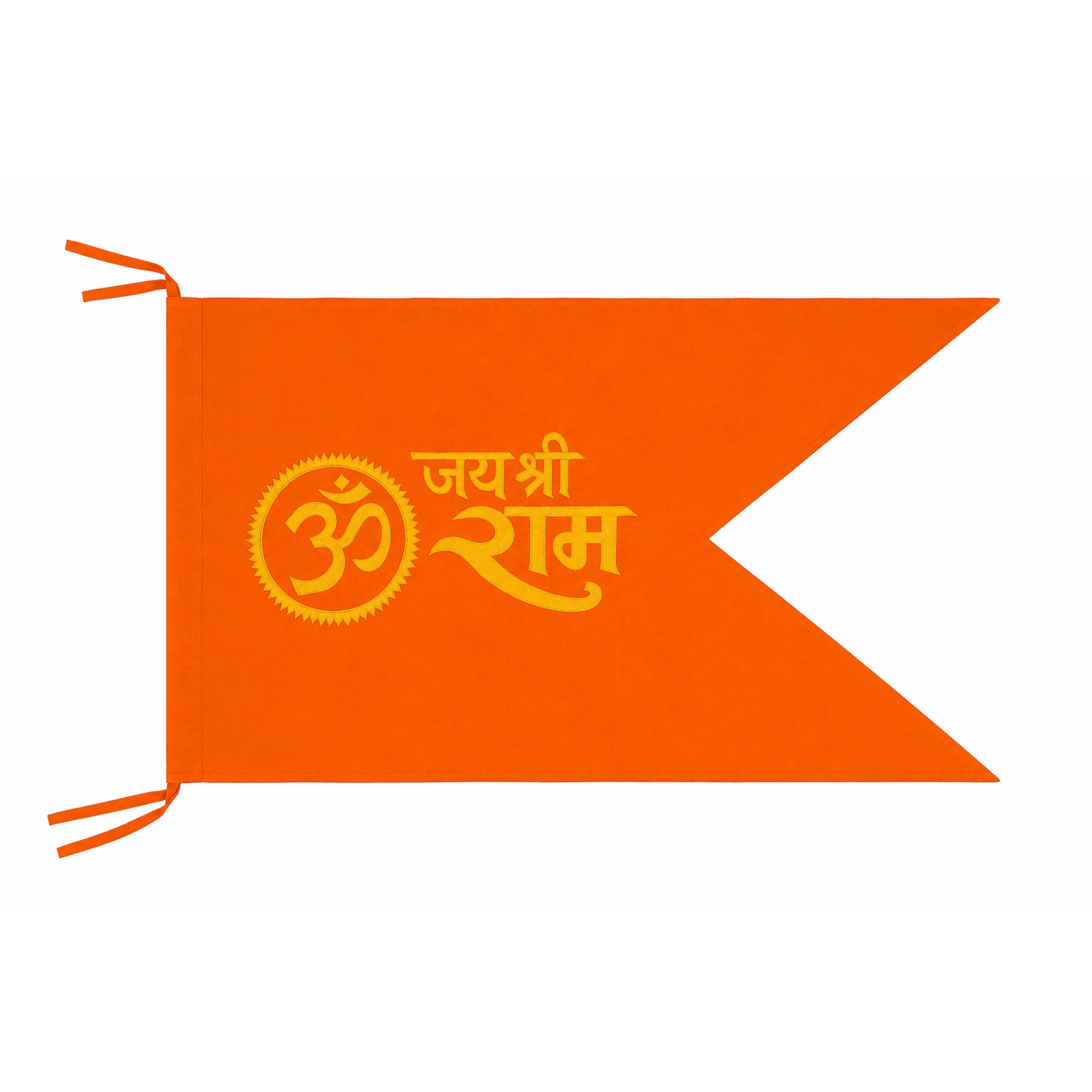 Jai Shri Ram Sacred Saffron Flag Artarium