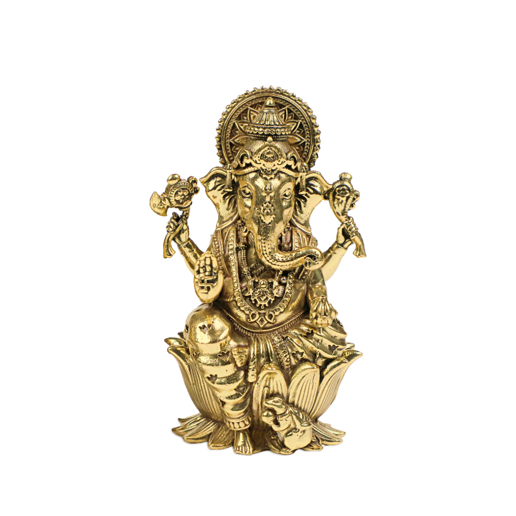 Brass Ganesha Murti