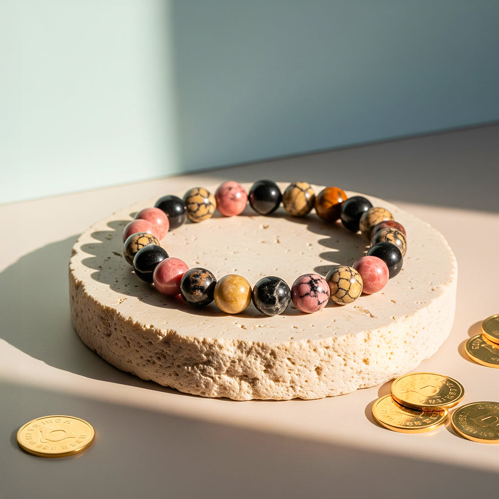 Rhodonite Orel Stone Bracelet