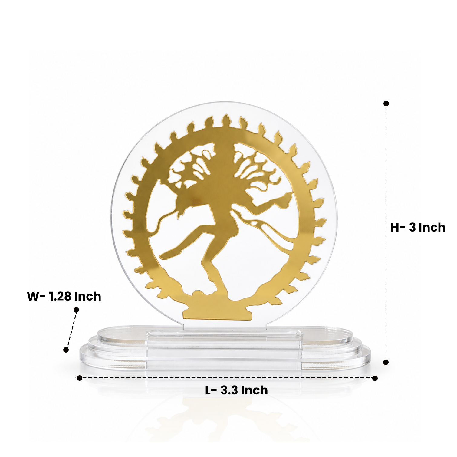 Nataraja Acrylic Car Dashboard