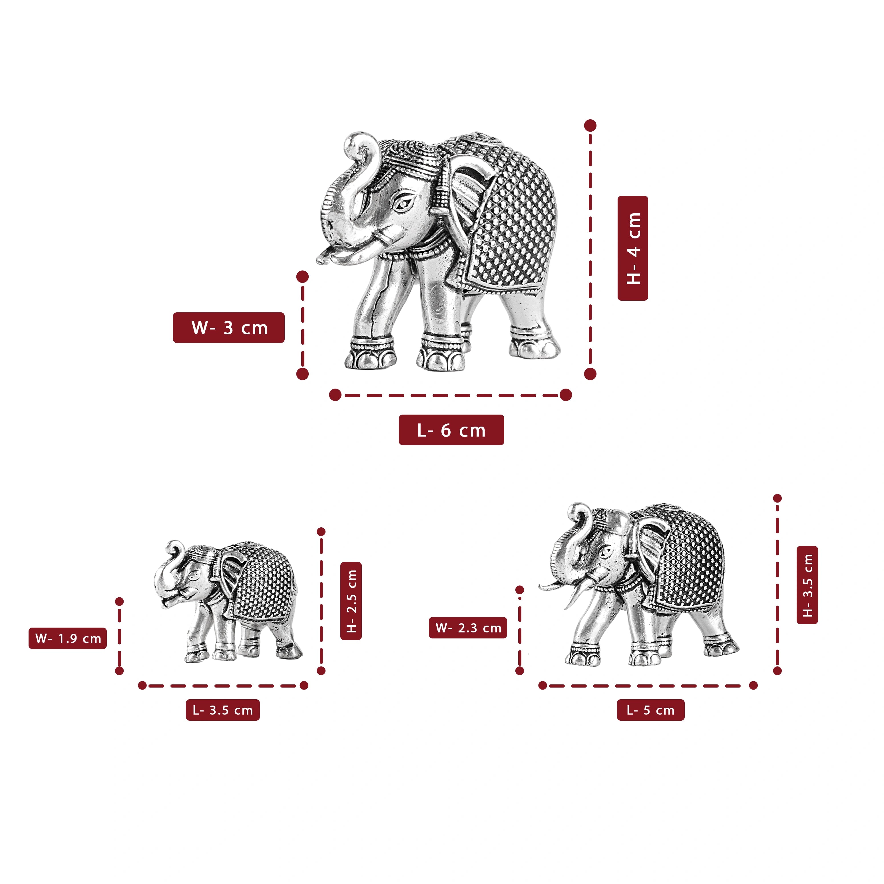 Elephant Family Sculptures