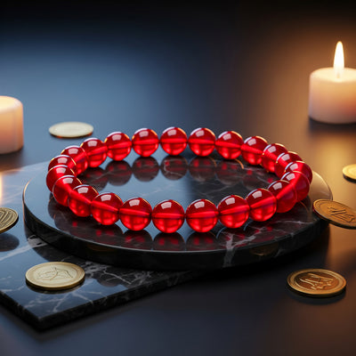 Red Agate Energizing Stone Bracelet