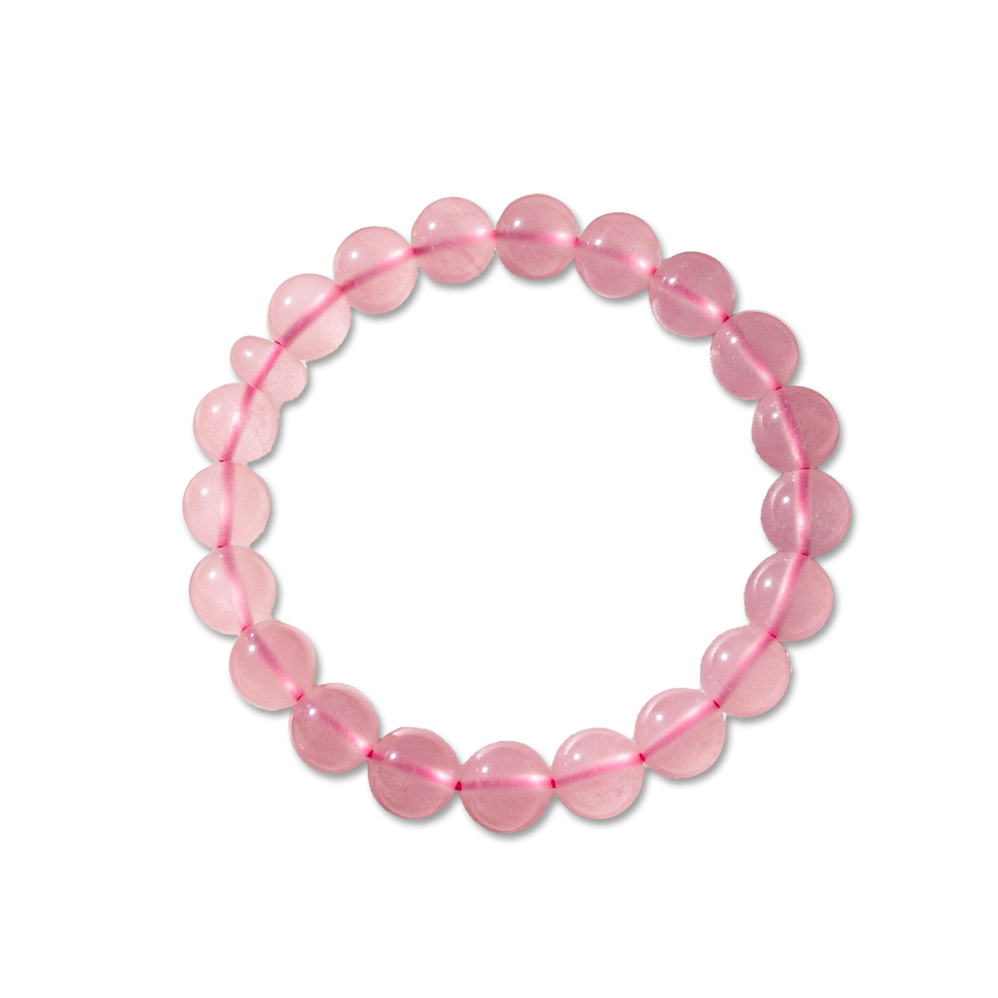 Rose Quartz Stone of Heart Bracelet