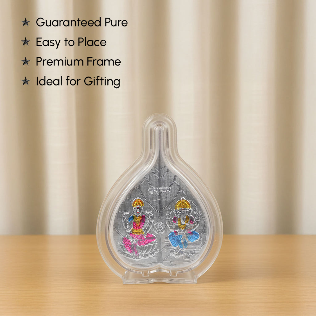 Patta Laxmi Ganesh ji  999 silver