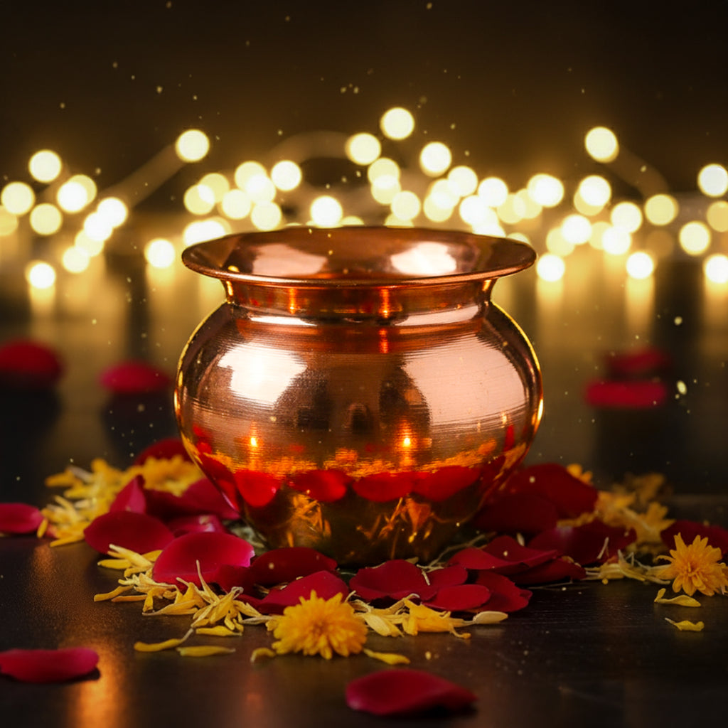 Pure Copper Kalash Lota