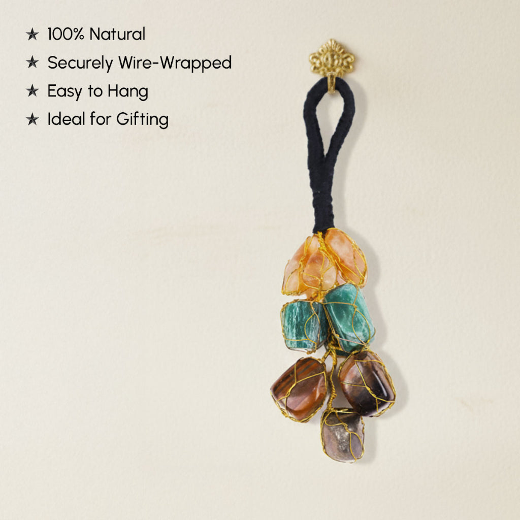 Money Magnet Hanging Stones